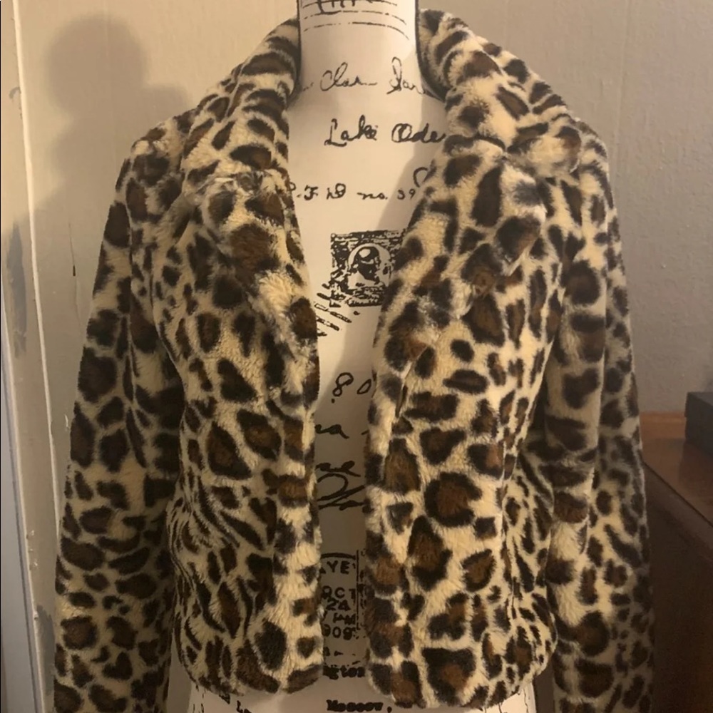 Forever 21 cheetah jacket - Picture 2 of 4